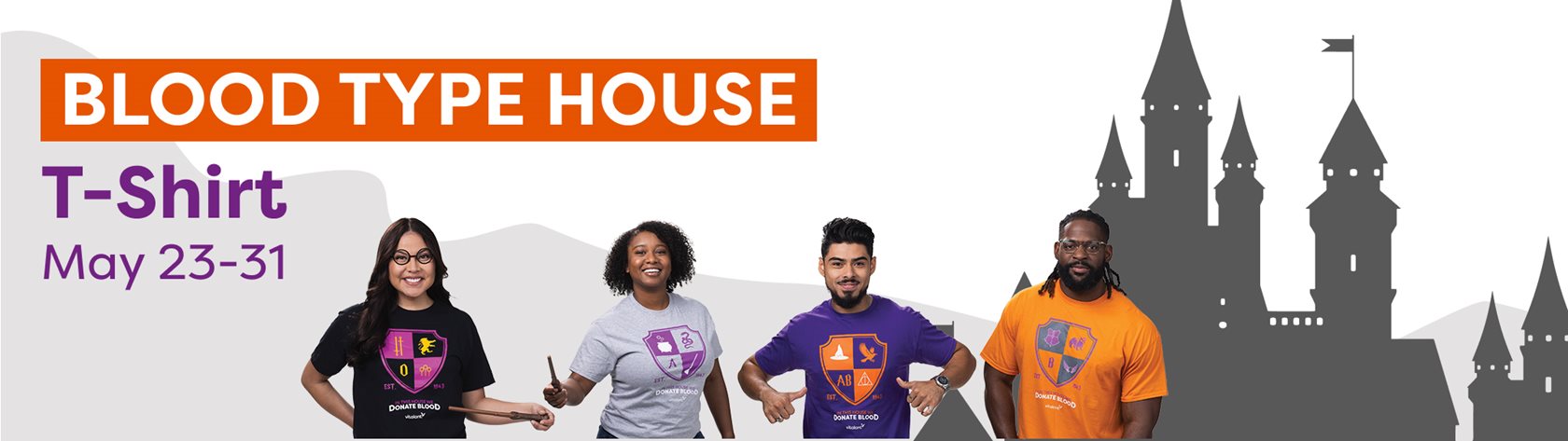 Blood Type House Tee Hero