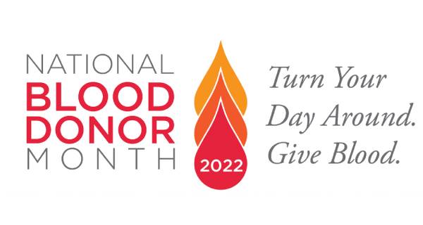National Blood Donor Month logo