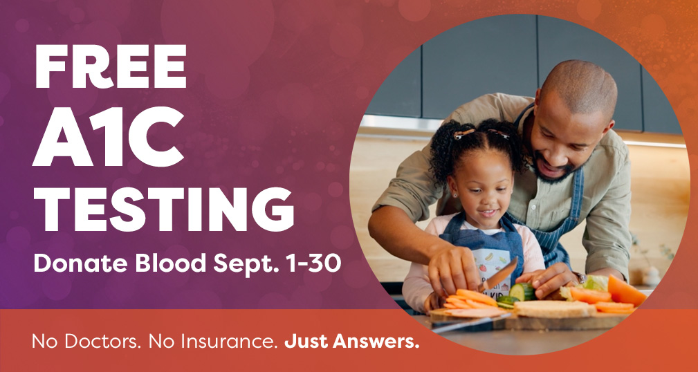 Vitalant Offering Blood Donors a Free A1C Check in September  thumbnail