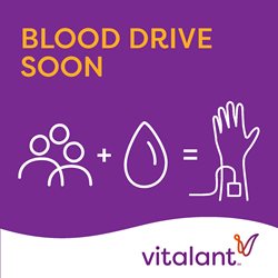blood drive soon Instgram graphic