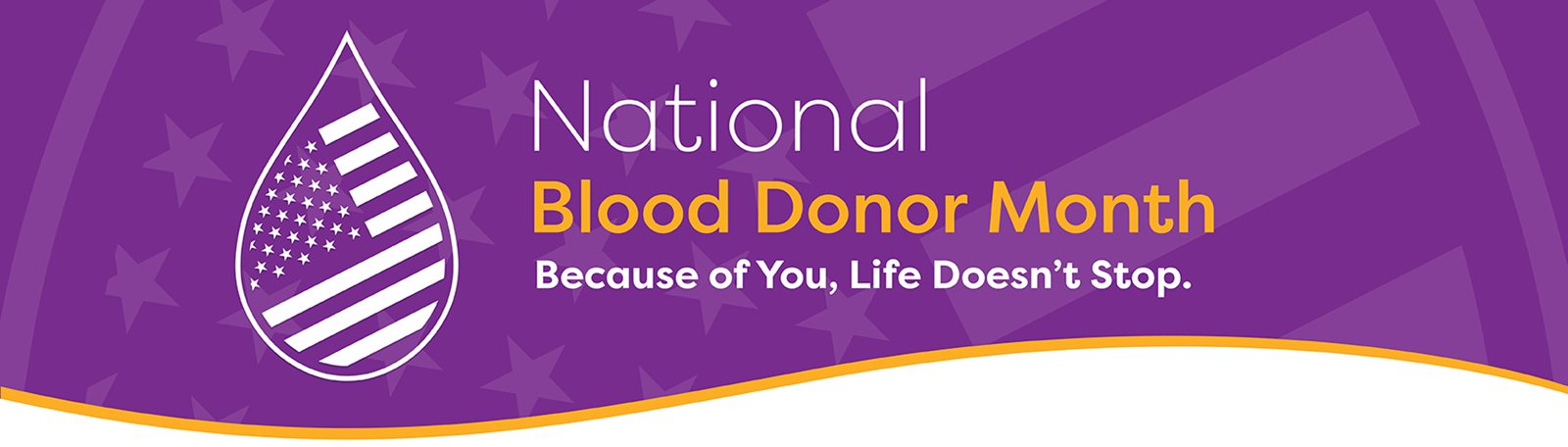 national blood donor month