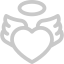 Heart with Wings Icon